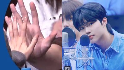 韓網熱門/手大得不像話的18歲男偶像! 粉絲誤傳美味生魚片引爆笑