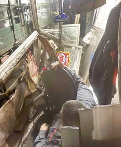 手煞車故障!大貨車撞遠雄機場倉儲 警衛室垮了 ... 保全奇蹟僅輕傷