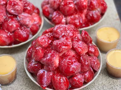 台南名店「冰鄉」草莓冰今日開賣