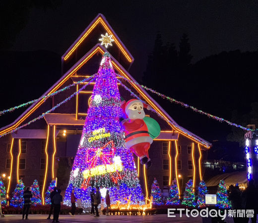 ▲九族文化村推出「聖誕歡樂月」活動，打造浪漫雪國聖誕樂園。（圖／九族文化村提供，下同）
