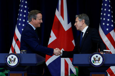 英美一致抗中！兩國外長會晤　重申確保台海和平穩定