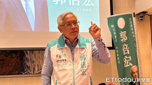 ▲▼ 喜樂島高雄市第六選區立委參選人郭倍宏。（圖／記者吳世龍攝）