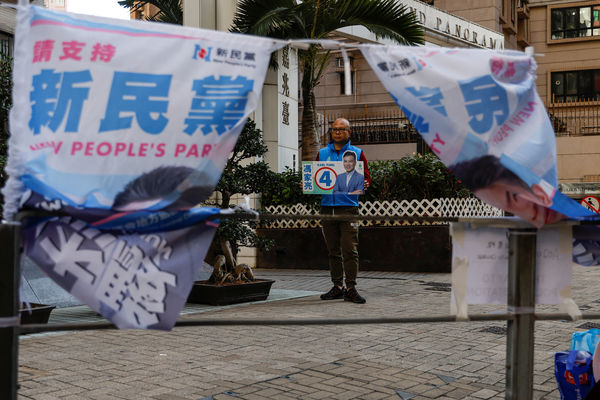 ▲▼香港區議會,區議員選舉。（圖／路透社）