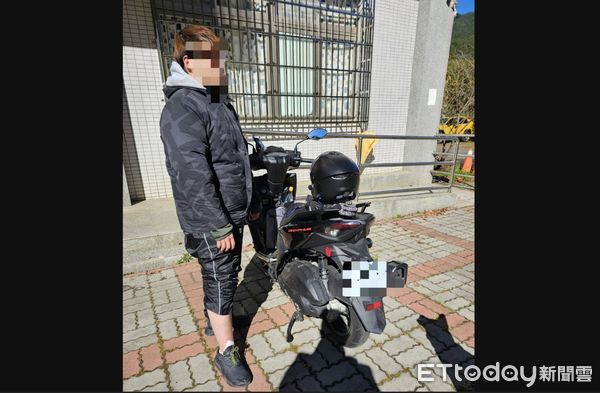 ▲騎機車200km「南投飆台北」，熱血男大生武嶺雷殘撞護欄沒得包紮…結局超暖。（圖／民眾提供）