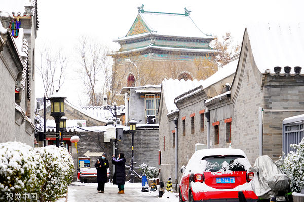 ▲雪,下雪,雪景,北京下雪。（圖／CFP）
