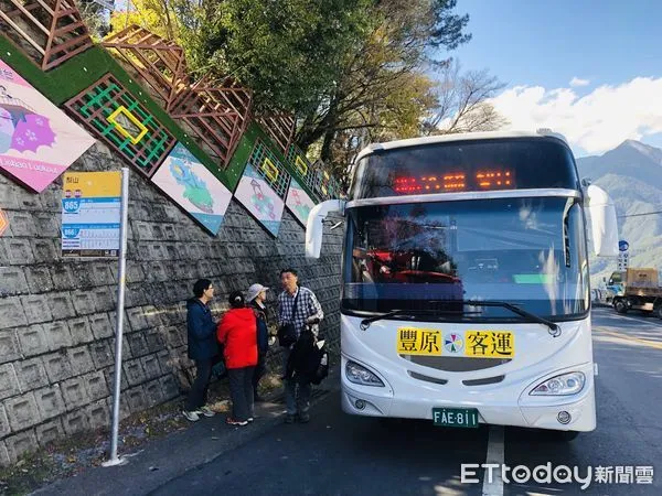 ▲中斷逾400天，台中最夢幻公車路線865路復駛中橫公路。（圖／記者游瓊華翻攝）