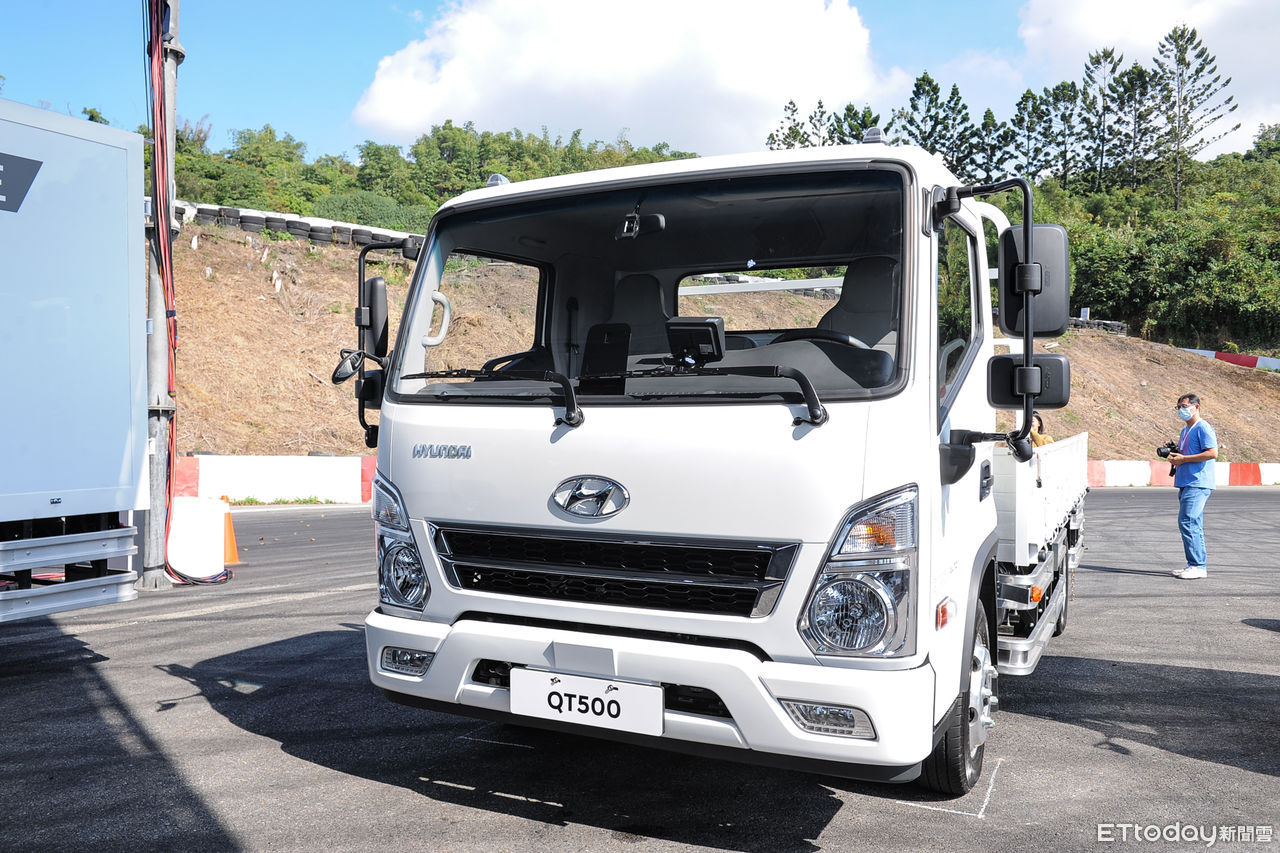 ▲Hyundai QT500 5噸商用車。（圖／記者林鼎智攝）