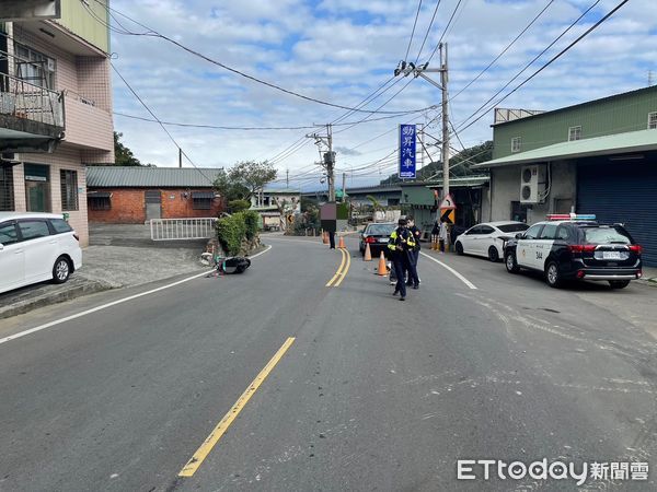 ▲▼ 泰山大科路死亡車禍            。（圖／記者戴上容翻攝）