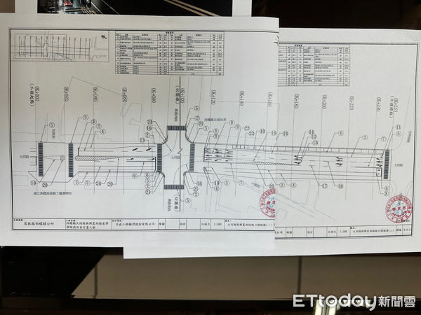 ▲雲林西螺鎮大同路、西螺農工路口道路標線改善重新劃設，引起地方民眾熱議恐釀追撞。（圖／記者蔡佩旻翻攝）