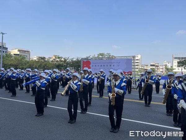 ▲▼  嘉義市管樂節首次封街造勢   。（圖／記者翁伊森攝）