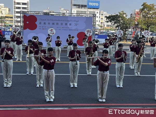 ▲▼  嘉義市管樂節首次封街造勢   。（圖／記者翁伊森攝）