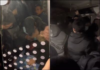 北京地鐵「車廂斷2截」內部影片曝光　傷者：聽到巨響大家集體摔倒