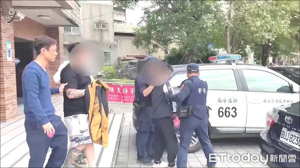 ▲警方逮獲詐團負責收水的邱男及呂男。（圖／記者陸運陞翻攝）