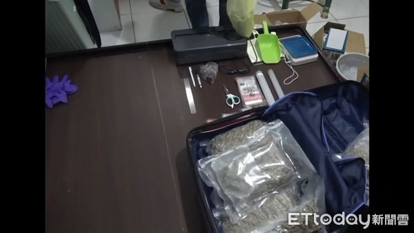 ▲竹聯幫平堂吳男走私市價上千萬大麻毒品，遭警方逮捕瓦解該集團。（圖／記者張君豪翻攝）