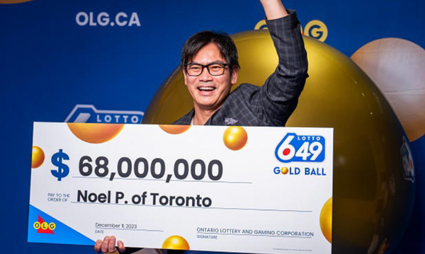 辛苦兼差2份工！男幸運贏加拿大最高獎16億元　堅持「繼續工作」。（圖／翻攝自OLG網站）