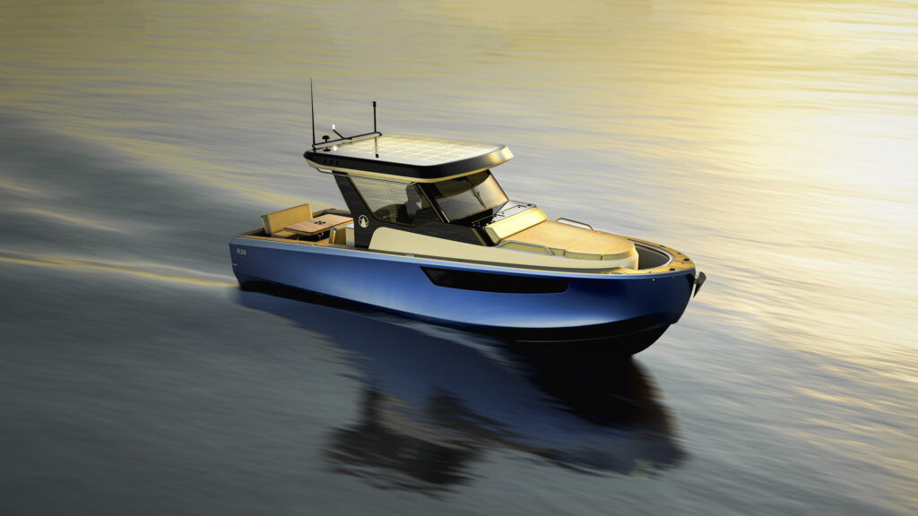 ▲前特斯拉高層打造BIG R30電動遊艇 。（圖／翻攝自Blue Innovations Group ）