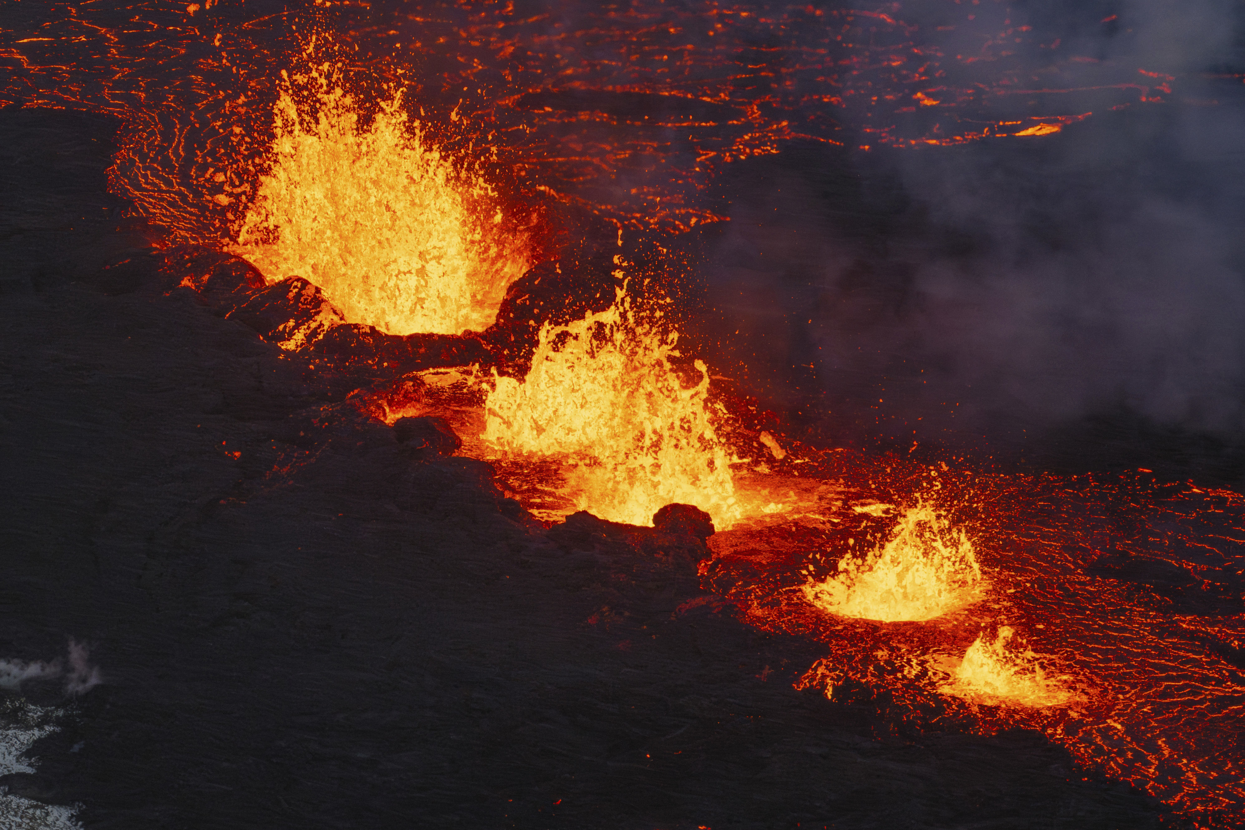 ▲▼ 冰島火山噴發。（圖／達志影像／美聯社）