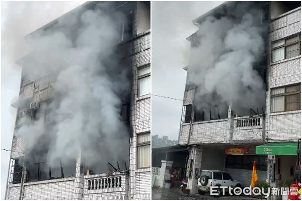 ▲南投縣埔里鎮發生火警。（圖／民眾提供，下同）