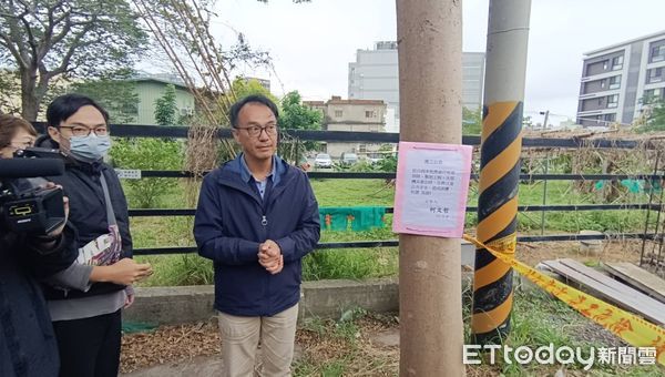 ▲柯文哲農地爭議，新竹市議員李國璋協助復原事宜。（圖／記者陸運陞攝，下同）