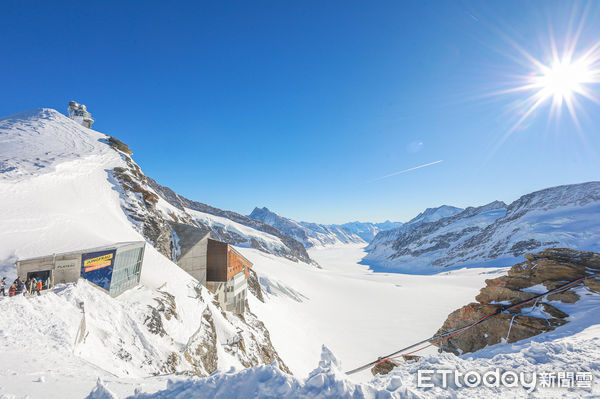 ▲▼瑞士少女峰阿萊奇冰河Aletsch glacier，瑞士旅遊」。（圖／記者蔡玟君攝）