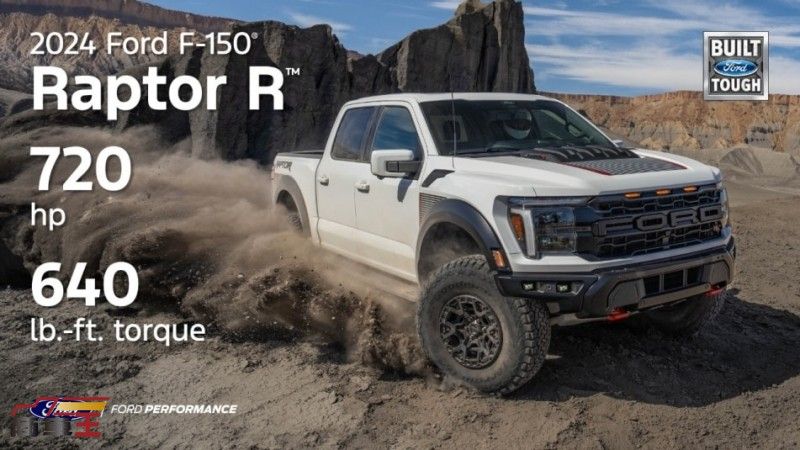 馬力突破至 720 匹 ! 2024 Ford F-150 Raptor R 登場