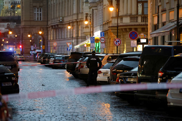 ▲捷克首都布拉格發生槍擊案，釀成15死20餘人傷慘劇。（圖／路透）