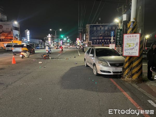 ▲▼       彰化死亡車禍      。（圖／記者唐詠絮翻攝）