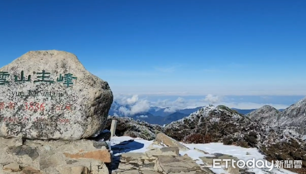 ▲▼      雪山下雪現況曝       。（圖／記者蔡文淵翻攝）
