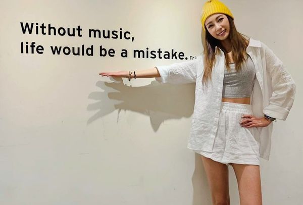 ▲▼林韋君戀上米其林天菜主廚。（圖／翻攝自臉書）