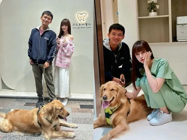 ▲▼台南Josh帶媽寶去找Amber　開心合照粉絲傻眼：二度挑戰A字傳說的男人（圖／翻攝台南Josh臉書）