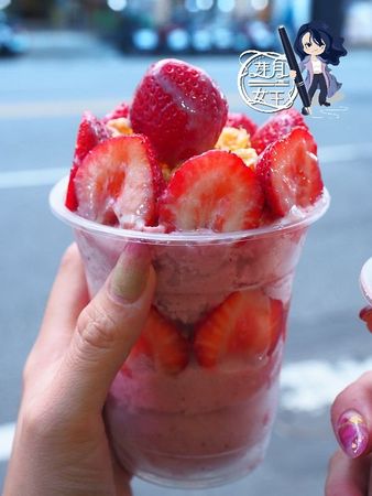 ▲▼桃園美食盛夏冰菓室，超浮誇的草莓冰來了，這次還有超吸睛草莓疊高高塔。（圖／民宿女王芽月提供）