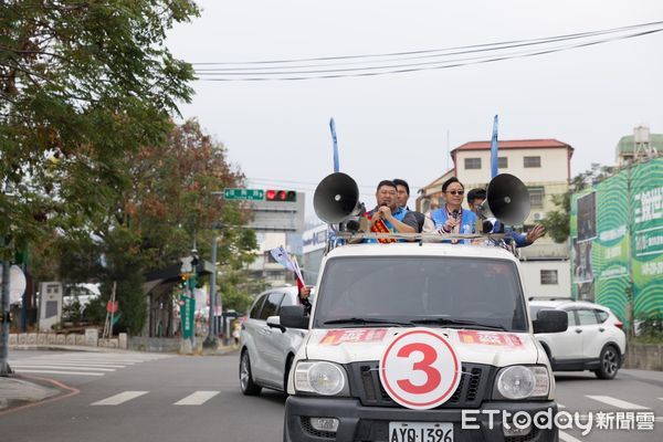 ▲桃園市長張善政赴南投縣為國民黨立委候選人游顥輔選。（圖／游顥競選團隊提供）