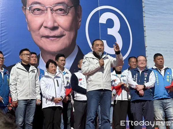 ▲侯友宜中台灣造勢（圖／記者白珈陽攝）