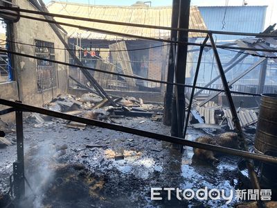 彰化畜牧場員工宿舍火警　隔壁豬舍10頭豬遭濃煙活活嗆死