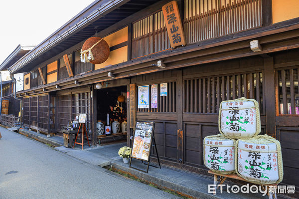 ▲▼岐阜縣飛驒高山老街深山菊酒藏。（圖／記者蔡玟君攝）