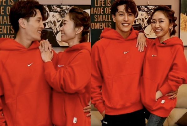 ▲▼何依霈和龍語申有最萌身高差             。（圖／翻攝自Facebook／龍語申）