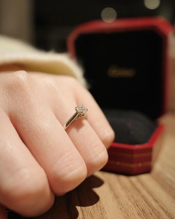 ▲Twinko可青被求婚「I say yes」。（圖／翻攝自Instagram／可青）