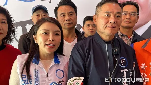 ▲雲林縣海線立委候選人丁學忠今日發表「觀光政見」。（圖／記者蔡佩旻攝）