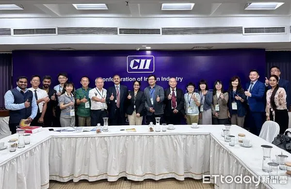 ▲「2023年印度貿易訪問團」帶領台灣11家企業代表拜會印度工業聯合會(CII)。（圖／貿協提供）