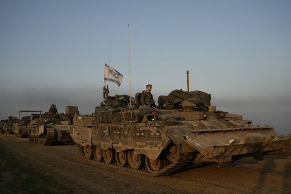 ▲▼以色列軍隊朝加薩南部逼近。（圖／達志影像／美聯社）