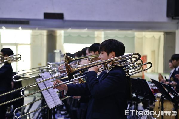 ▲▼   2023嘉義市國際管樂節 東京玉川學園吹奏樂部與北興國中管樂班 台日交流 以樂會友 。（圖／嘉義市政府提供）