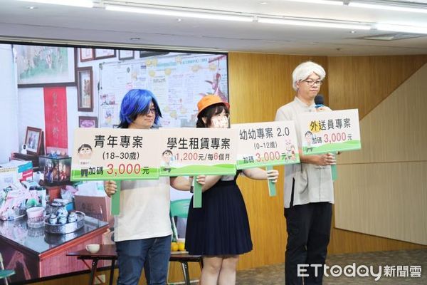 ▲台南市長黃偉哲宣布2024年起老舊機車汰換補助將再擴大範圍，除延續幼幼專案，並全國首創補助外送員並針對青年族群推出加碼優惠，汰舊換購補助最高27500元。（圖／記者林東良翻攝，下同）