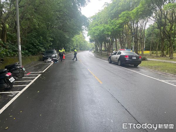 ▲▼ 女家教老師撞死機車騎士            。（圖／記者戴上容翻攝）