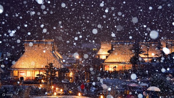 ▲▼京都美山町下雪。（圖／Klook提供）