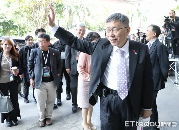 ▲▼總統電視辯論會 柯文哲 到場。（圖／記者屠惠剛攝）