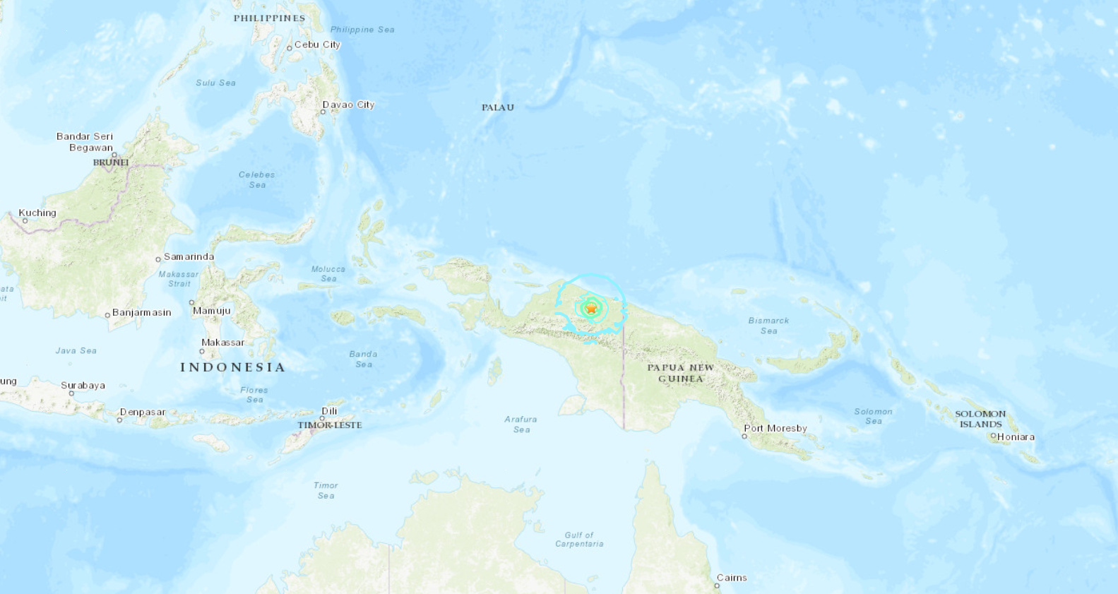 ▲印尼地震。（圖／翻攝USGS）