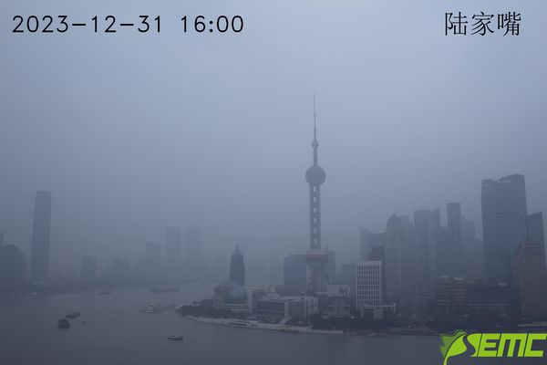 ▲上海31日空氣品質十分不佳。（圖／翻攝澎湃新聞）