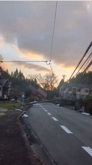 ▲石川地震。（圖／翻攝自X）