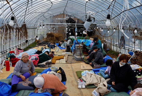 ▲▼日本石川縣能登半島7.6地震,救難人員救災,民眾避難。（圖／路透）