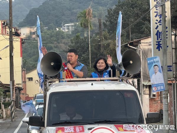 ▲雲林縣長張麗善於元旦赴南投位國民黨立委候選人游顥輔選。（圖／游顥競選團隊提供，下同）